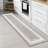 Ottohome Non-Slip Bordered Area Rug For Living Room, Hallway, Entryway Rug, Gray-805007736