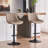 Modern Height Adjustable Swivel Bar Stools Upholstered Leather Barstool Kitchen Island Chairs with Metal Frame-1879254792