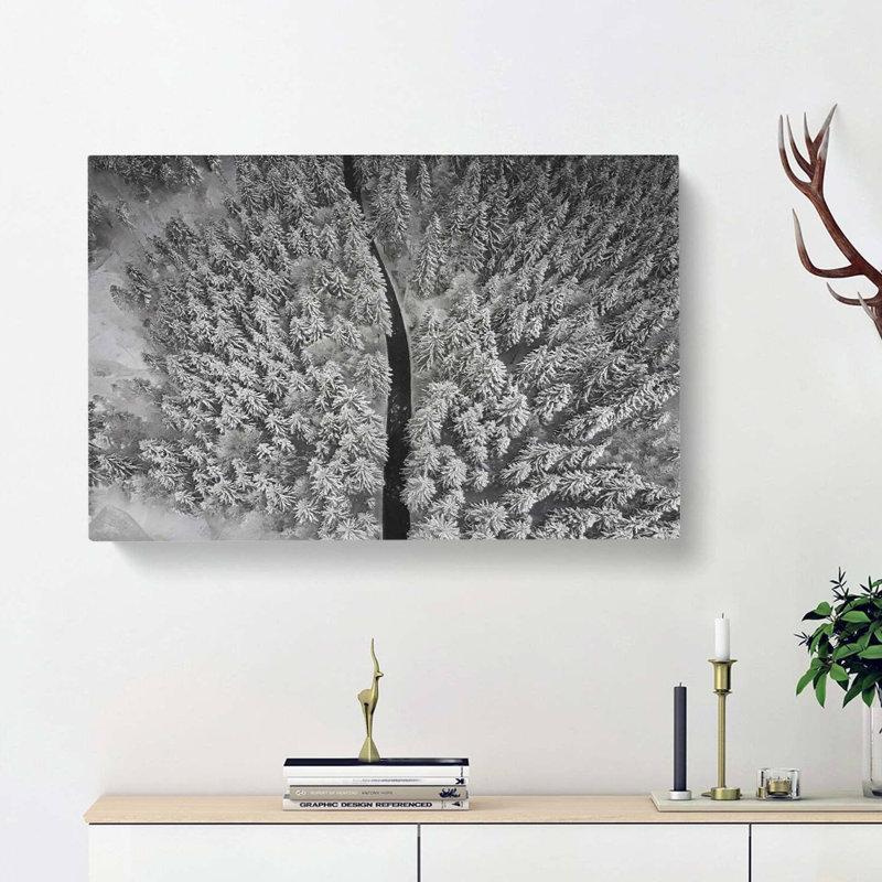 In A Winter Forest - Wrapped Canvas, 60cm H x 91cm W x 3cm D