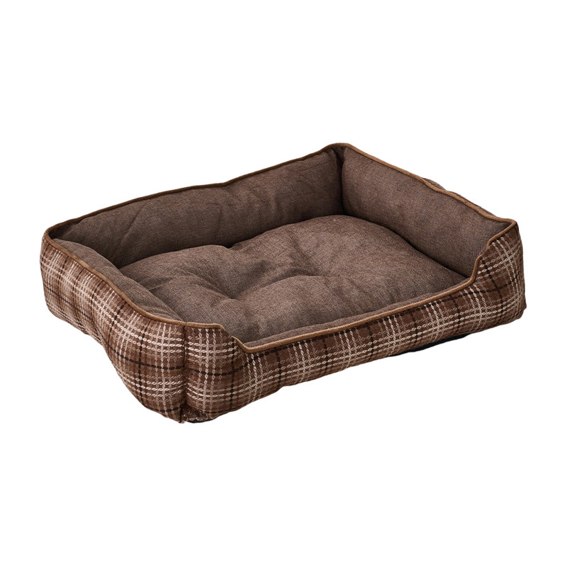 Pet Bed, Small (15cm H x 70cm W x 60cm D), Coffee