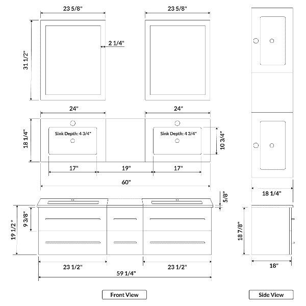 Dimensions du produit