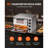 Commercial Countertop Pizza Oven Electric Pizza Oven For 14" Pizza Indoor