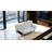 Futon Sofa Biscuit Tufting Seat Back 1Pc Sofa Adjustable Arm Rests Converts To Bed Couch-1185041287