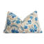 Blue Vine with Knife Edge Accent Pillow