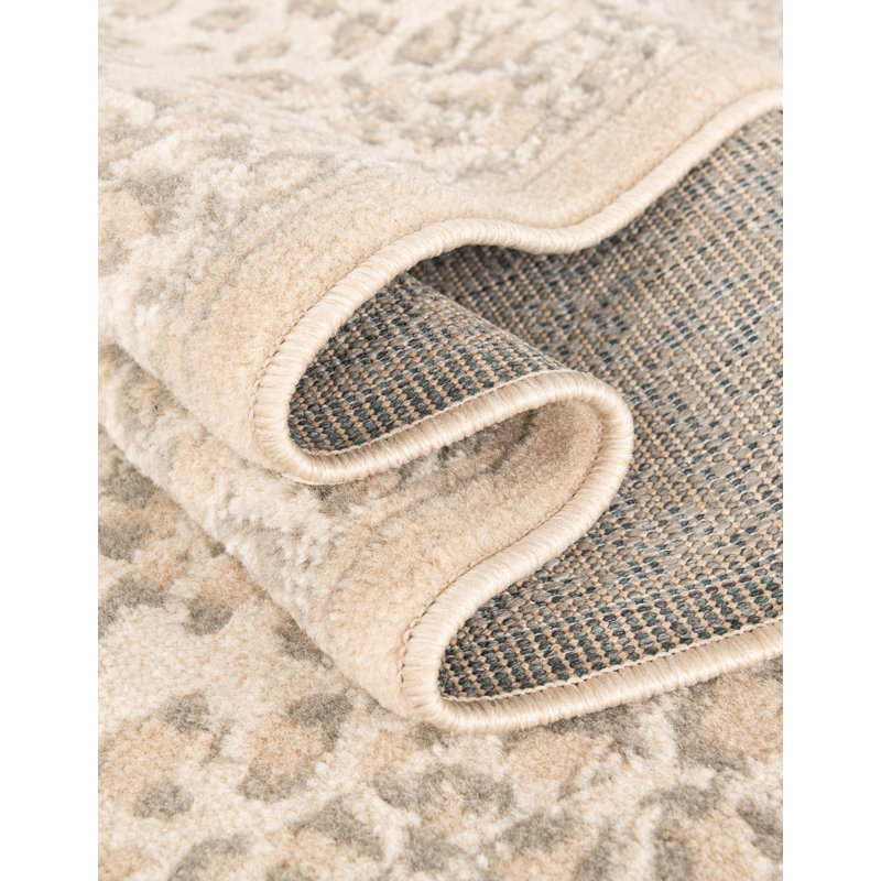 Pardus Teonni Rug, Ivory, Rectangle 5'1" x 7'1"
