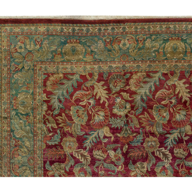 Magnolia Wool Floral Area Rug