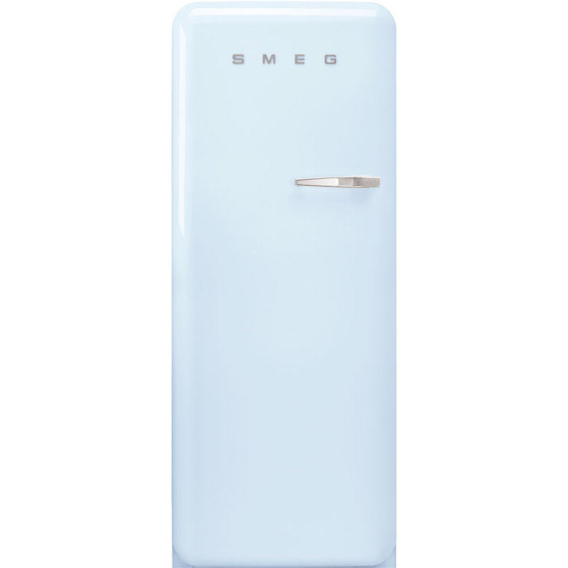 SMEG 50s Style 24'' Top Freezer 9.92 cu. ft. Refrigerator, Left, Pastel Blue