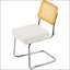 Mid Century Modern Velvet Upholstered Dining Chairs with Breathable Rattan Back for Versatile Home Seating Solutions