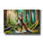 'Fox Doing Yoga' by Rey Klimt Canvas Wall Art-1327145287