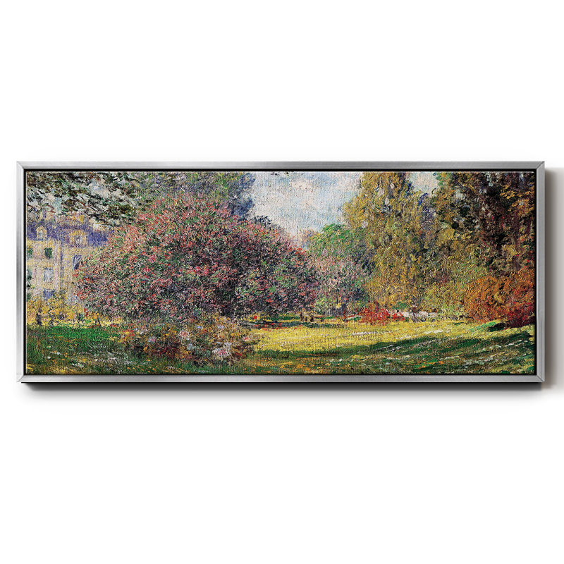 Le parc de Monet, Argent, H 8 po x l 20 po x P 1,5 po