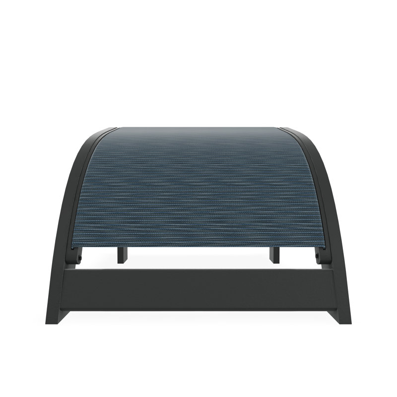 Repose-pieds Adirondack en polymère de qualité marine, Graphite, Nimbus océan