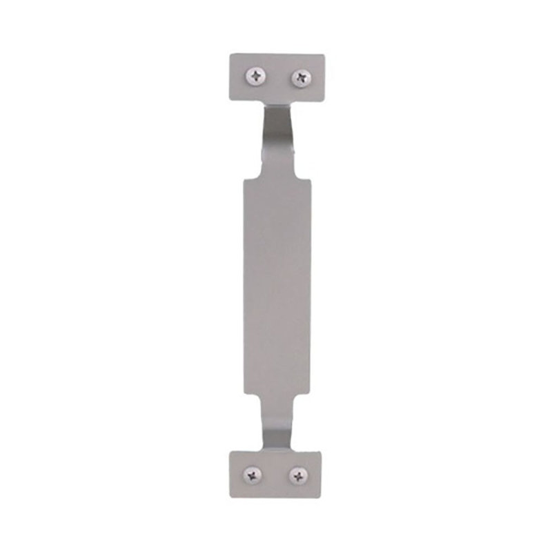 Poignée de porte rectangulaire, Nickel satiné