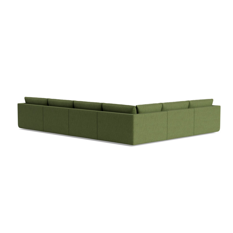 Eva Modular Sectional, Performance Weave - Basil