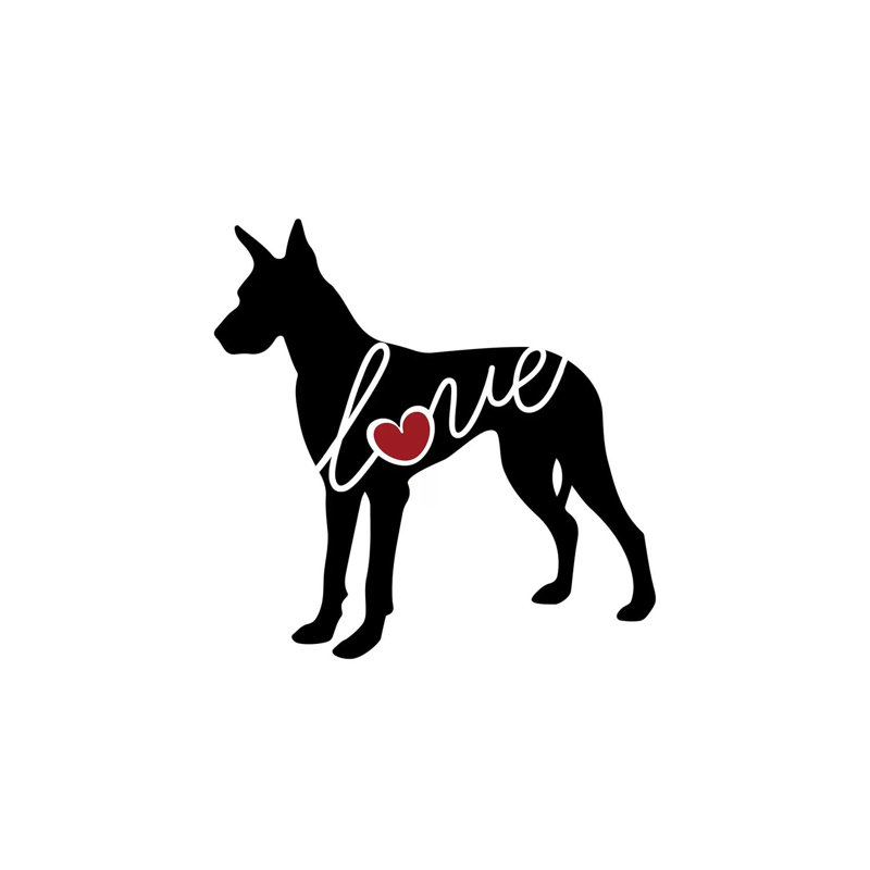 Great Dane by Traci Anderson - Wrapped Canvas Gallery-Wrapped Canvas Giclée, 20.32 cm H x 30.48 cm W