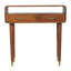 Console incurvée Valenza en bois, brune
