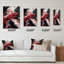 Janaliz - Horloge murale abstraite en marbre-676975487