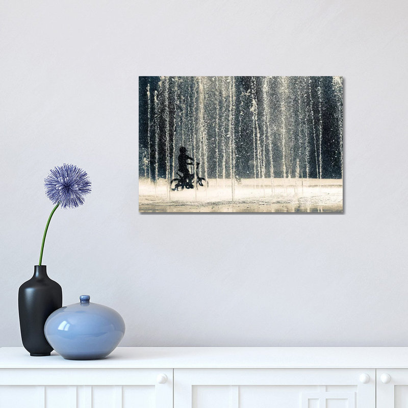 Ride Through The Drops 1 Piece Wrapped Canvas Wall Art, 30.48 cm H x 45.72 cm W