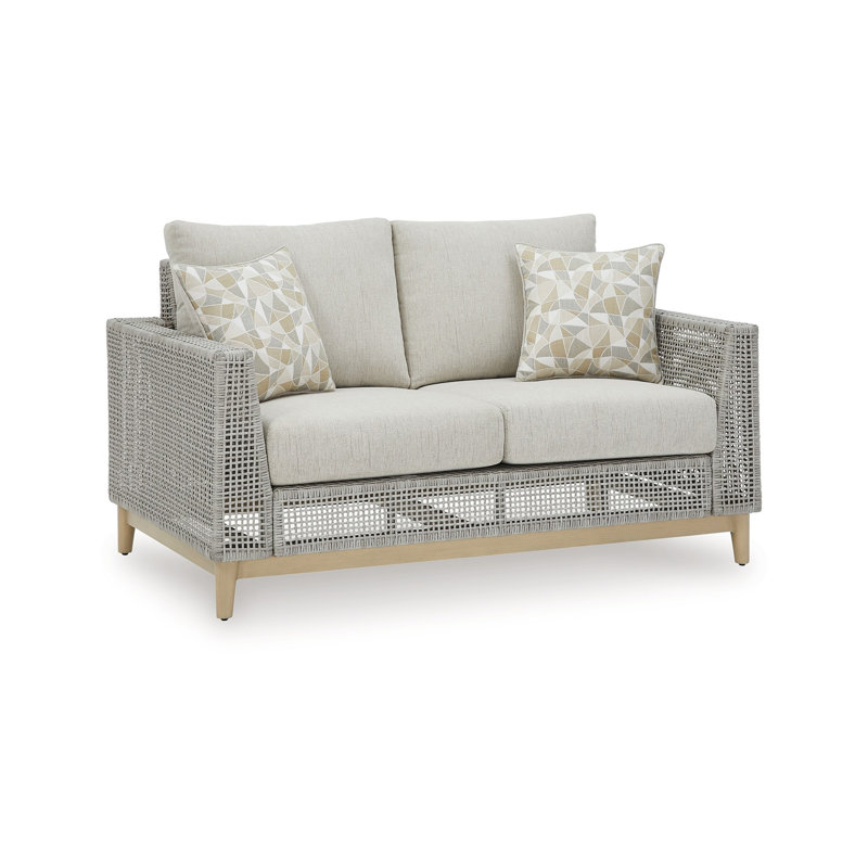 Sebastin 58.5'' Wide Loveseat with Cushions