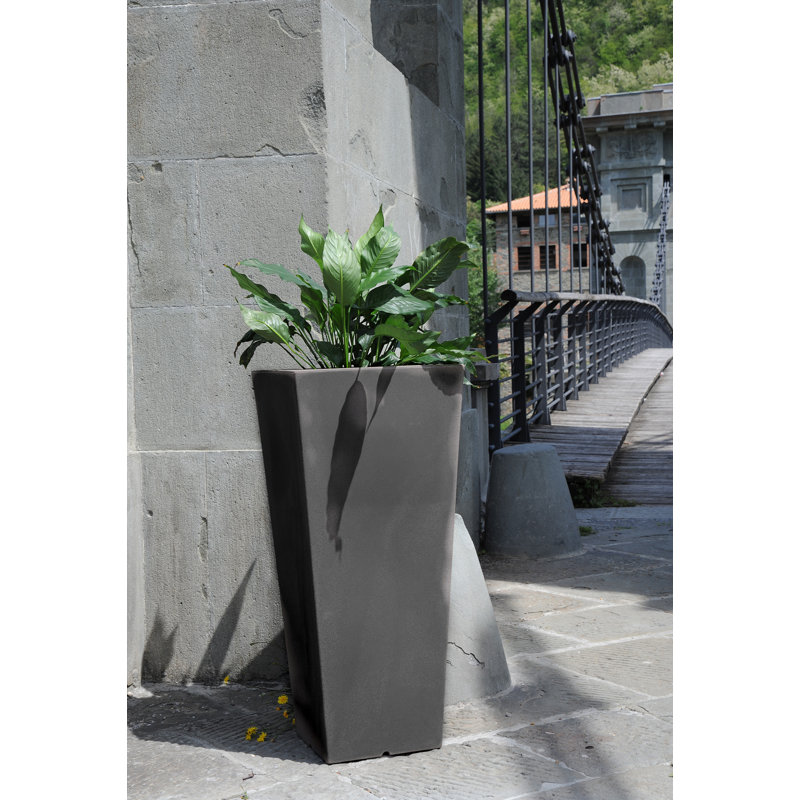Harryette Pot Planter, Dark Grey