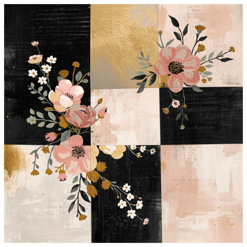Coussins décoratifs floraux, 14 X 14 pouces