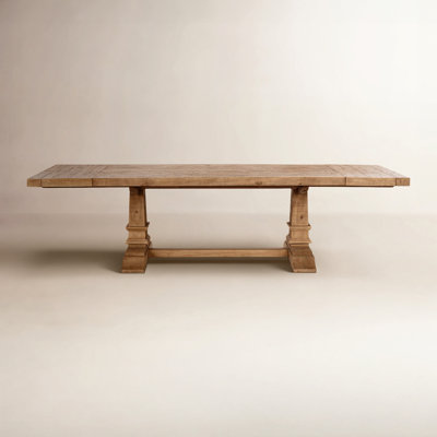 Vienna 84" Extendable Pine Dining Table