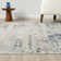 Mythias Modern Boho Distressed Medallion Machine Washable Area Rug