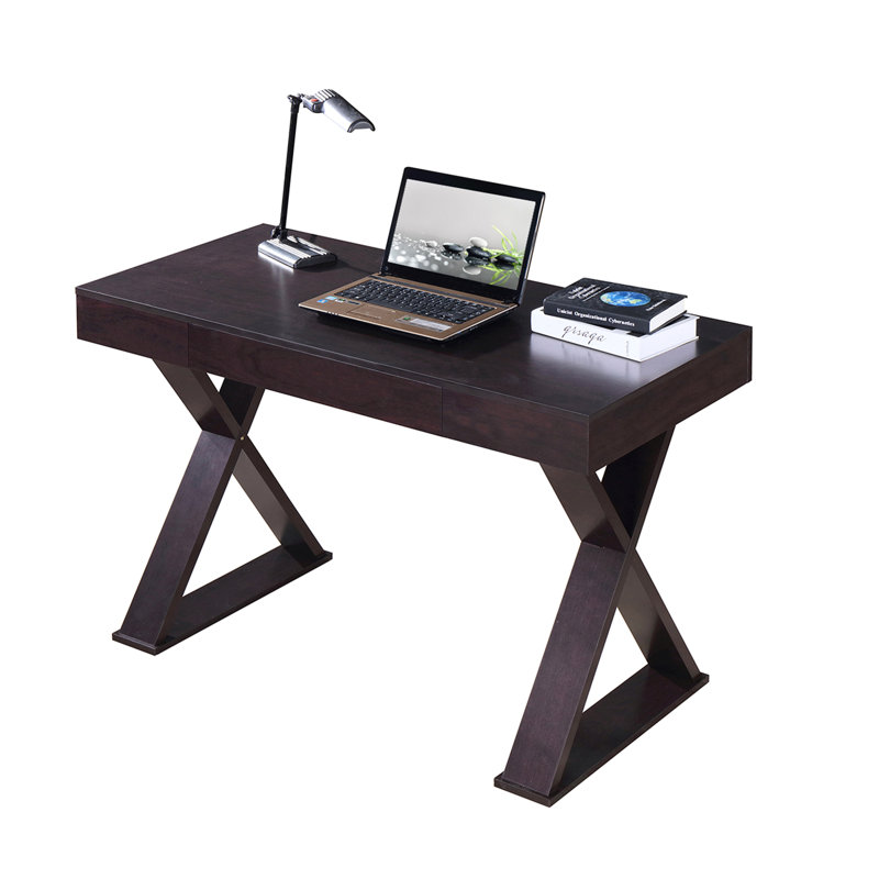 Bureau, bureau d'écriture avec tiroir, espresso