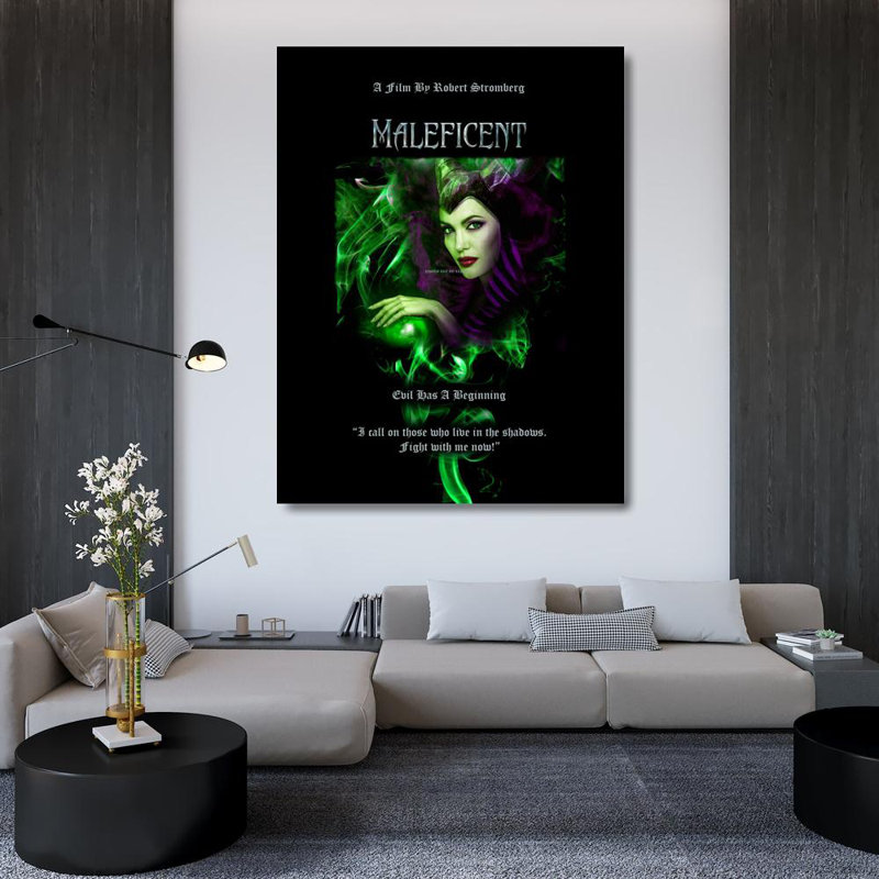 Maleficent, 47" H x 36" W