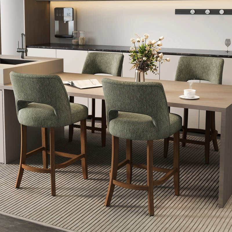 Tabouret de bar Bisto, Vert