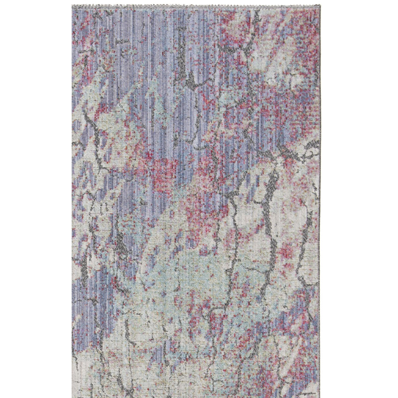 Tapis abstrait Higginson Provance Performance, Rectangle 5 pi 3 po x 7 pi 6 po