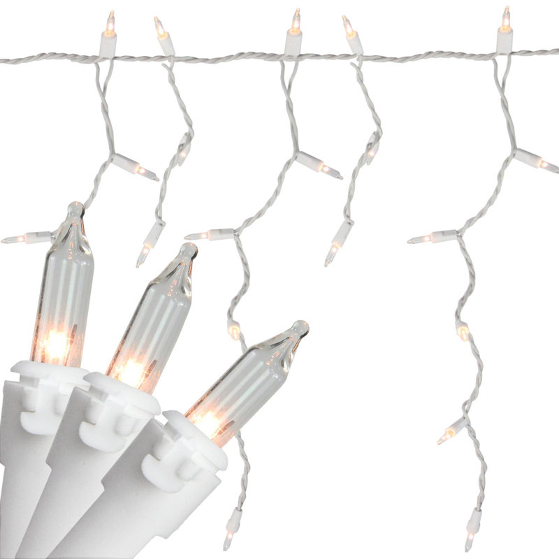 Guirlande de 150 mini glaçons de Noël, Transparent