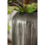 Vase en aluminium, vase ovale pour le salon, chambre à coucher