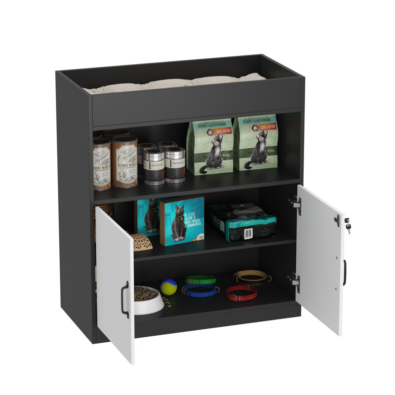 Modern Storage Cabinet With Lock