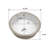 15.75"X15.75" White Ceramic Round Undermount Bathroom Sink