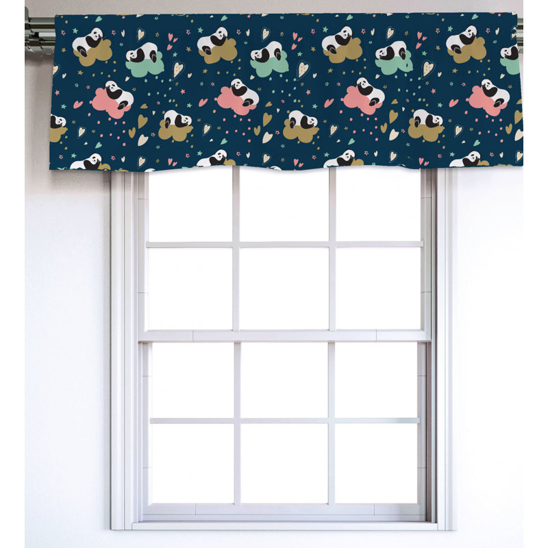 Sateen Ruffled Window Valance