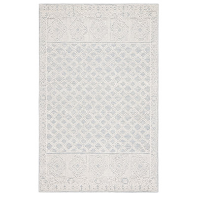 Abstract Hand Tufted Wool Geometric Rug