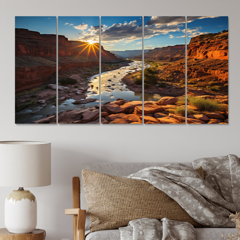 Canyon Rhapsody I Landscape & Nature Wall Decor on Metal