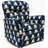 Kids Rocker Recliner Chair in Free Dots French Grey - Multiple Patterns Available!-697708630