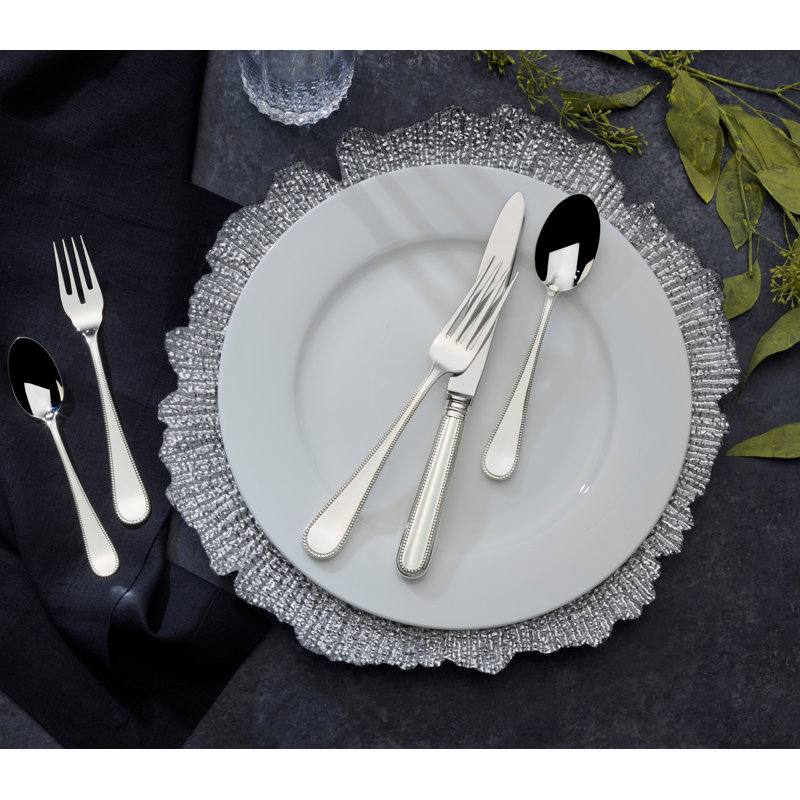 Ensemble de couverts en argent sterling 46 pièces Palatina, service pour 8
