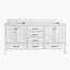  Meuble-lavabo de salle de bain, armoire de rangement en bois massif, comptoir de meuble-lavabo autoportant avec double cuve-1850323592