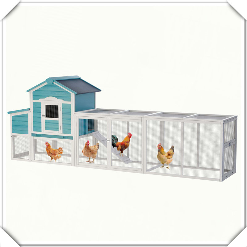 Cage à poules en bois