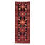 Tapis de couloir unique en laine noué à la main style 1990S 3 pi 6 po x 9 pi 10 po noir Pretor