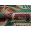 Tapis lumineux et audacieux kilim 3 x 10 parfait pour les couloirs