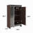 Elegant Mirrored Storage Cabinet With Versatile Functionality For Any Room
