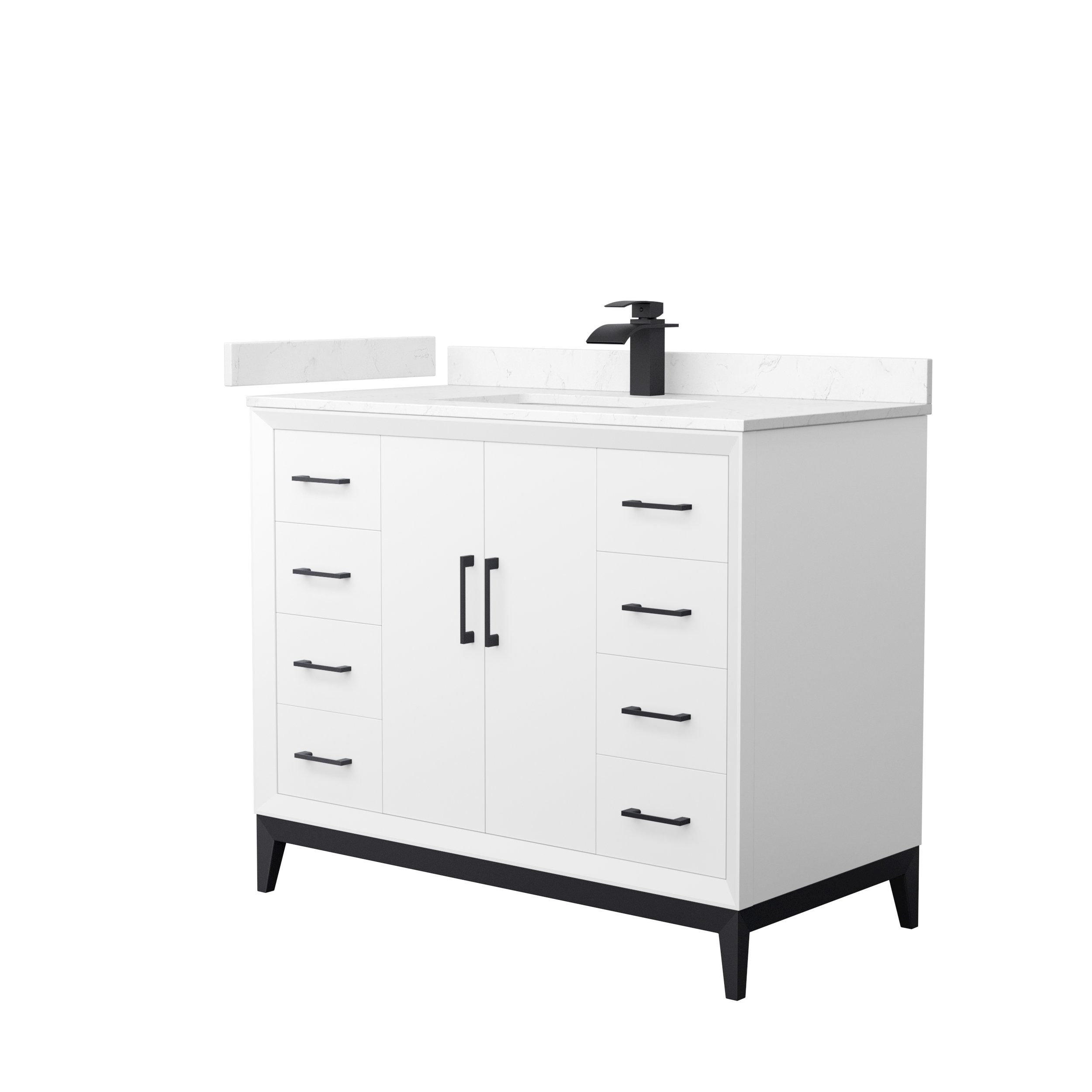 Wyndham Collection 42" Single Bathroom Vanity Set | Wayfair