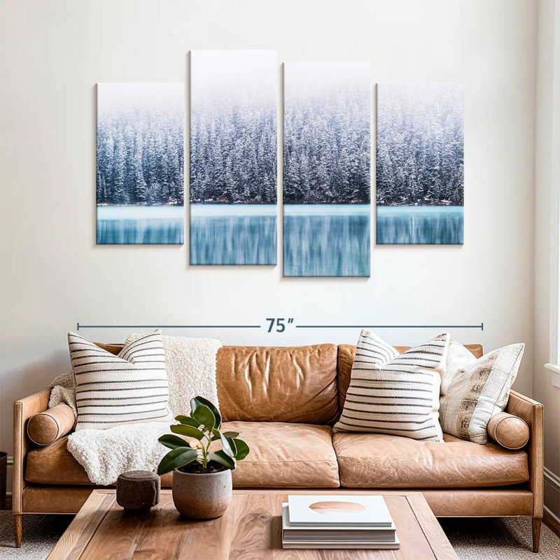 Alvord Lake Louise en hiver, H 42 po x l 68 po
