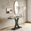 Table de vestibule étroite avec base géométrique-1362126446