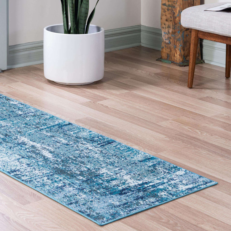 Tapis bleu