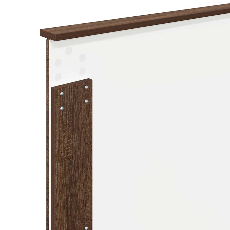 Panel Headboard, UK Small Single - DE 75 x 190 cm, Brown Oak