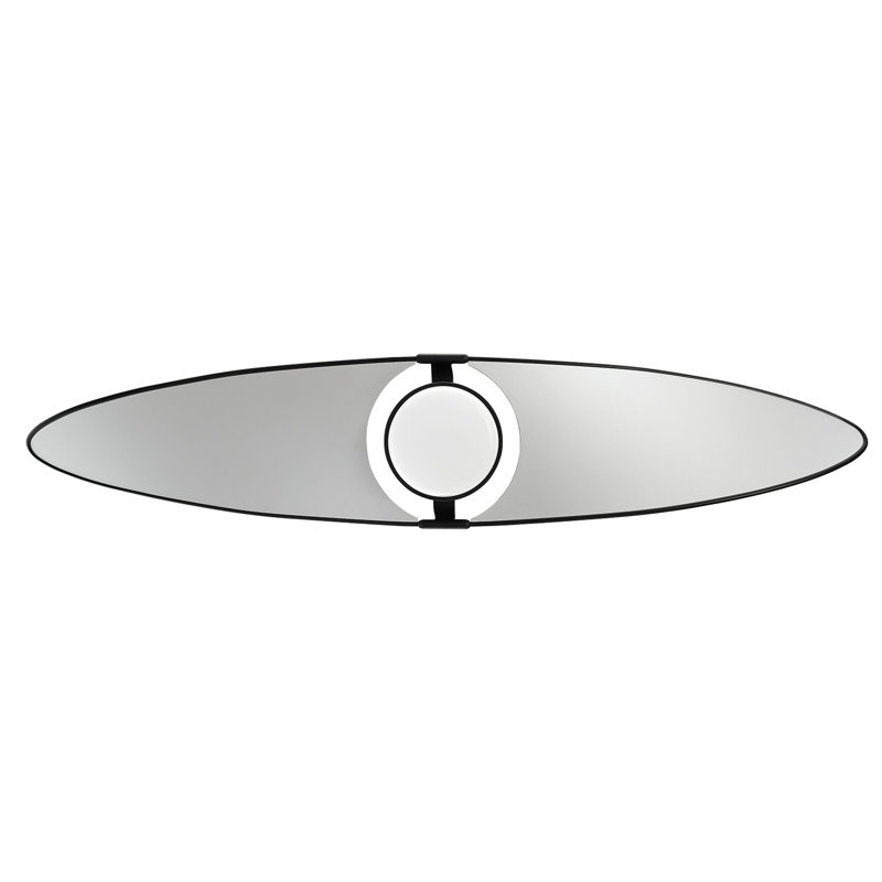 Black and Satin Nickel 52'' Ceiling Fan with LED Light and Remote